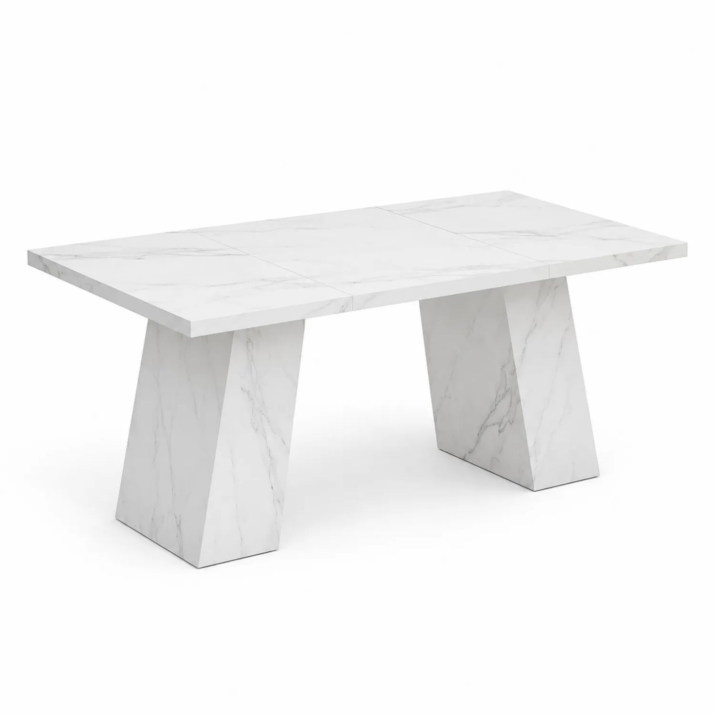 Tavolo da pranzo in marmo bianco