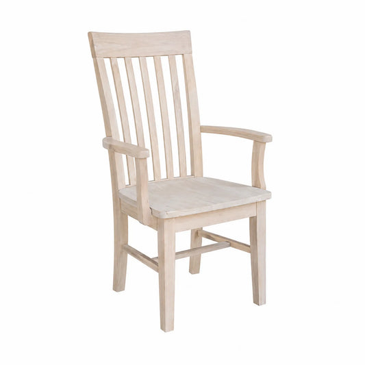 Sedia in Legno Massello con Braccioli 90cm