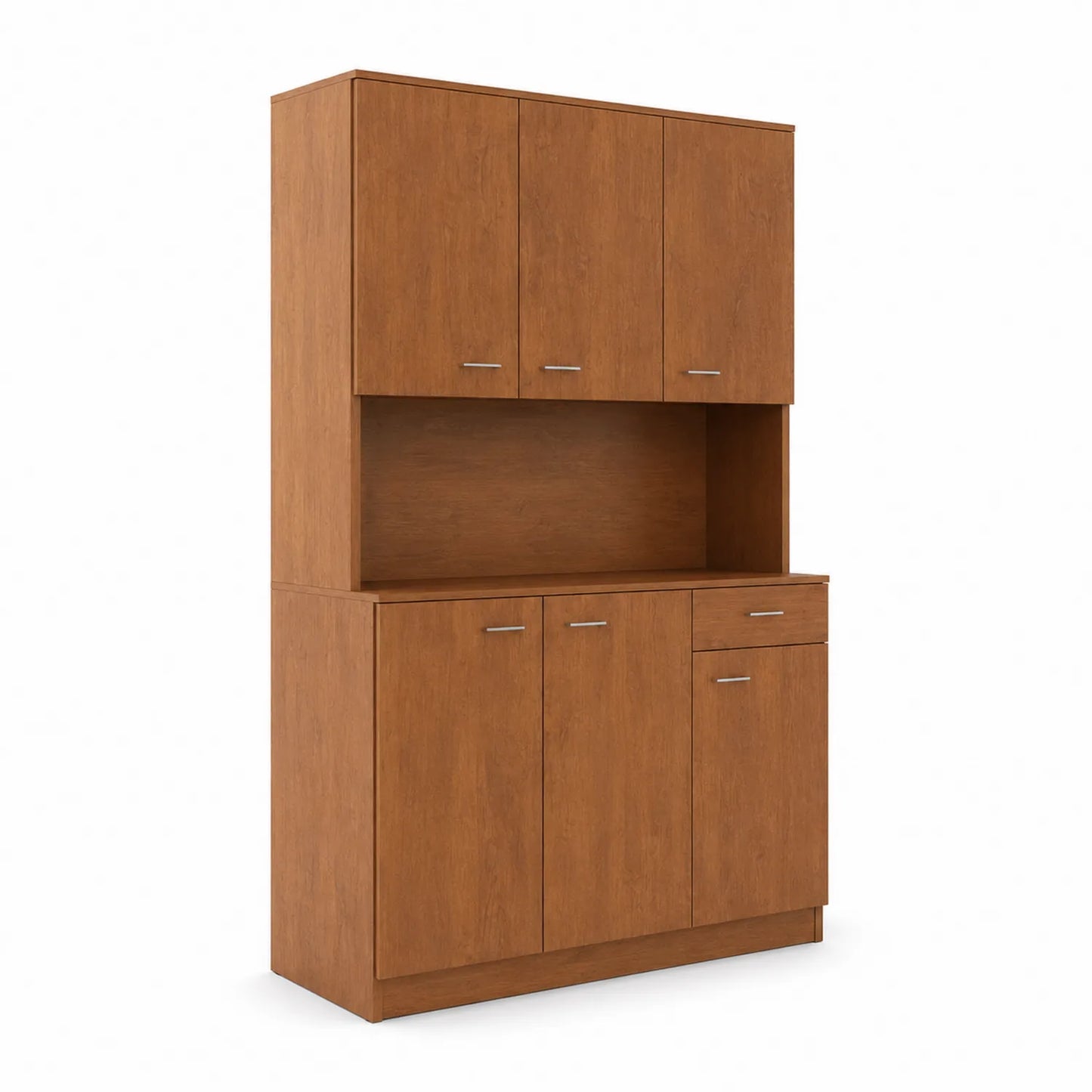 Credenza in Legno Marrone con Ante e Cassetto