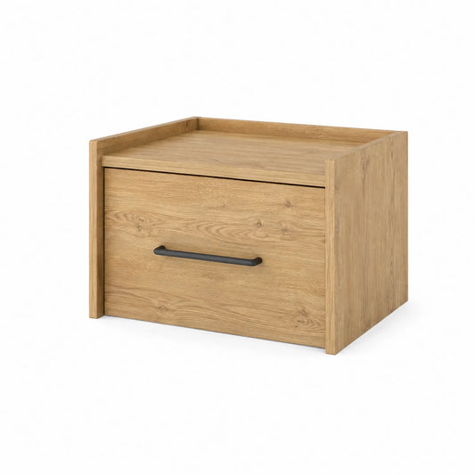 Comodino in Legno di Rovere con Cassetto