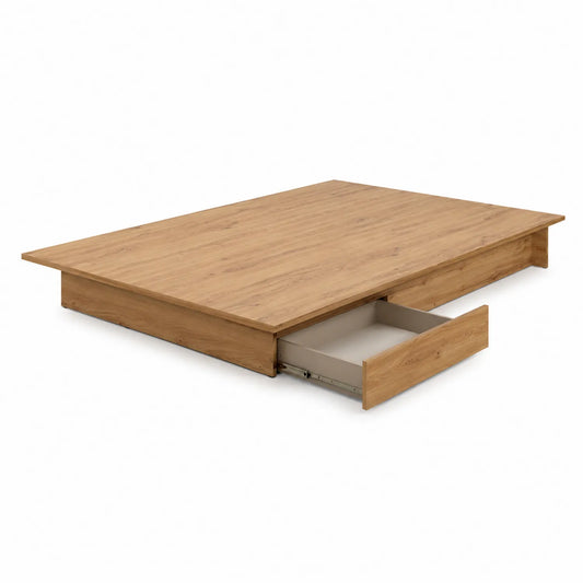 Letto con cassetti in legno laminato 200x160 cm